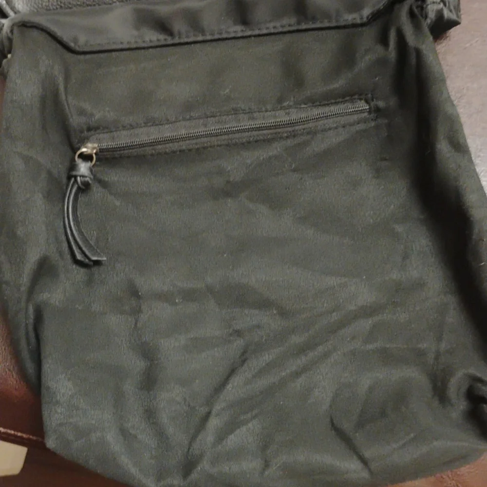 Botkier Black Nylon Backpack with Leather Accents